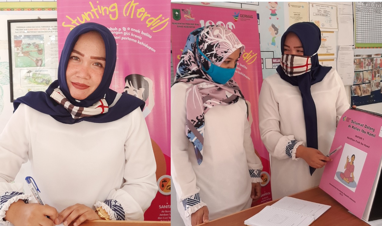 asia pacific rayon giving medical kits to healthcare workers in Riau