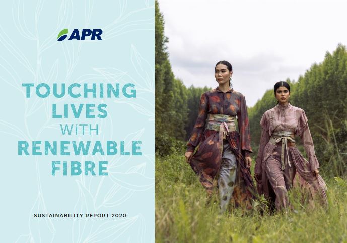 APR’s Second Sustainability Report, Touching Lives with Renewable Fibre