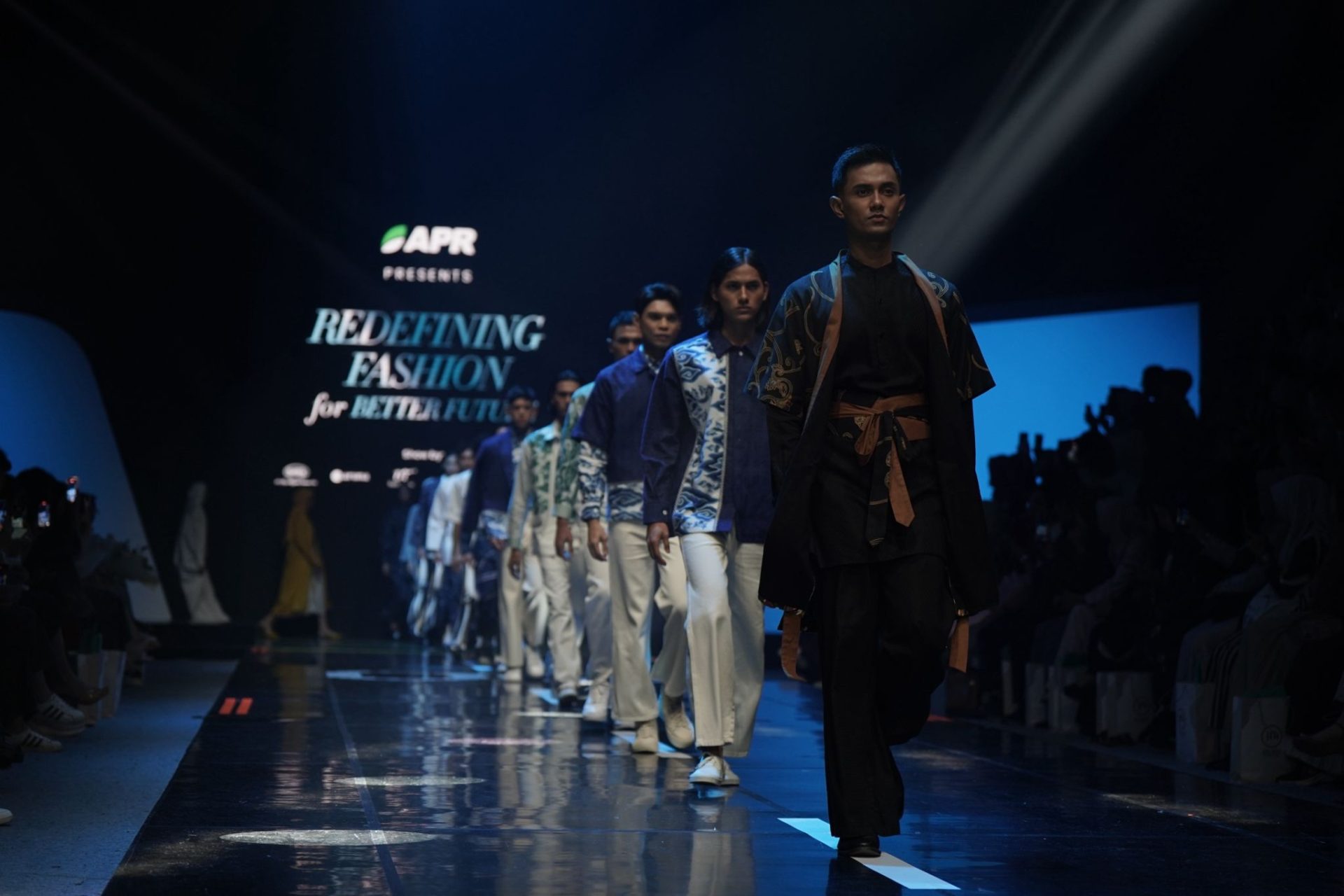 Men's modest fashion runaway at MUFFEST 2025